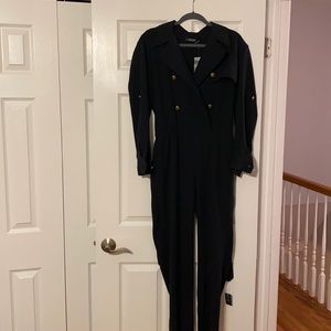 Black Ralph Lauren Jumpsuit w/ Gold buttons